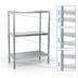 Thumbnail image #3 for BK Resources Stainless Steel Dry Storage Shelving Unit, 43 Inch x 24 Inch x 60 Inch, 3 Shelves