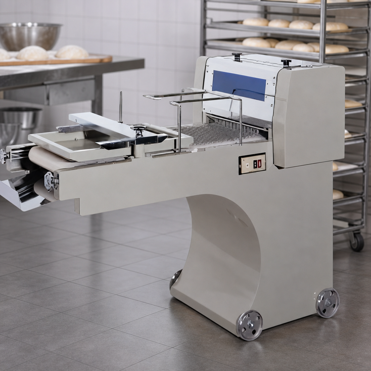 Product image #3 for BakeMax Mini Dough Moulder Floor Model, 110V, 2,000 Pieces/Hour