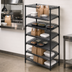 Thumbnail image #3 for Metro qwikSLOT 6-Tier To-Go Order Pick-Up Station with Adjustable Angled Shelves