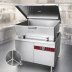 Thumbnail image #3 for Crown EMTS-40 40 Gallon Electric Hydraulic Tilting Skillet with Cabinet Base