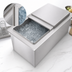 Thumbnail image #4 for John Boos Drop-In Insulated Stainless Steel Ice Bin with Sliding Lid and Drain, Without Cold Plate