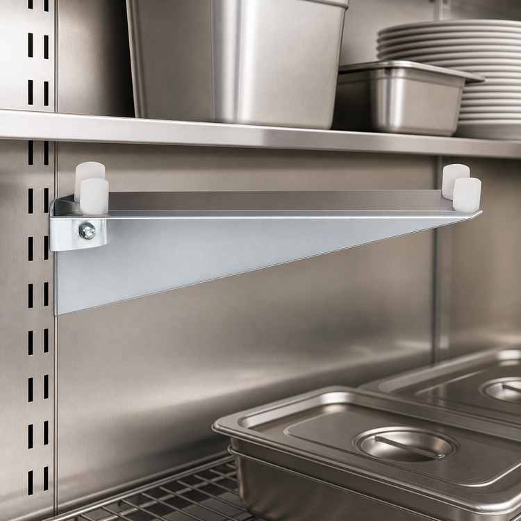 Product image #3 for Eagle Group Heavy Duty 24-Inch Double Knob Shelf C Bracket for Cantilever Shelving