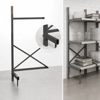 Thumbnail image #3 for Metro SmartLever SM762124-ADD Cantilevered Shelving Add-On Kit, 24W x 21D Shelf Compatibility, Epoxy-Coated Steel