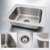 Thumbnail image #3 for Advance Tabco Smart Series Single Bowl Drop-In Sink, 23 x 21 Inch Overall, 20 x 16 x 10 Inch Bowl