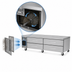 Thumbnail image #3 for Turbo Air PRO Series 84-Inch Two-Section Refrigerated Chef Base with 4 Drawers