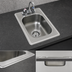 Thumbnail image #3 for Eagle Group Self-Rimming Drop-In Sink, 1 Compartment, 10
