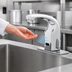 Thumbnail image #3 for T&S Brass ChekPoint Above Deck Touchless Electronic Faucet with 4-Inch Centers Deck Plate