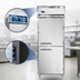 Thumbnail image #3 for Continental Refrigerator Designer Line D1FENSAHD One-Section Wide Reach-In Freezer with Half-Height Solid Doors