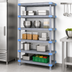 Thumbnail image #3 for Quantum Millenia 5-Shelf Polymer Shelving Unit, 72W x 21D x 50H, 2,000 lb Capacity