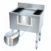 Thumbnail image #3 for Advance Tabco Underbar Basics 48-Inch Stainless Steel Cocktail Unit Bar Ice Bin with 12-Inch Deep Ice Bin and 7-Circuit Cold Plate