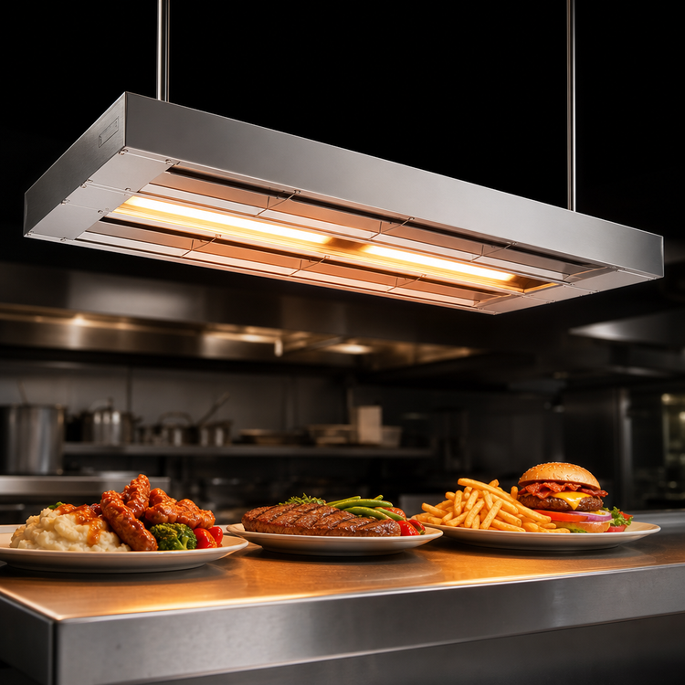 Product image #3 for Hatco Glo-Ray® 54-Inch Double Unlighted Infrared Strip Heater, 2500W