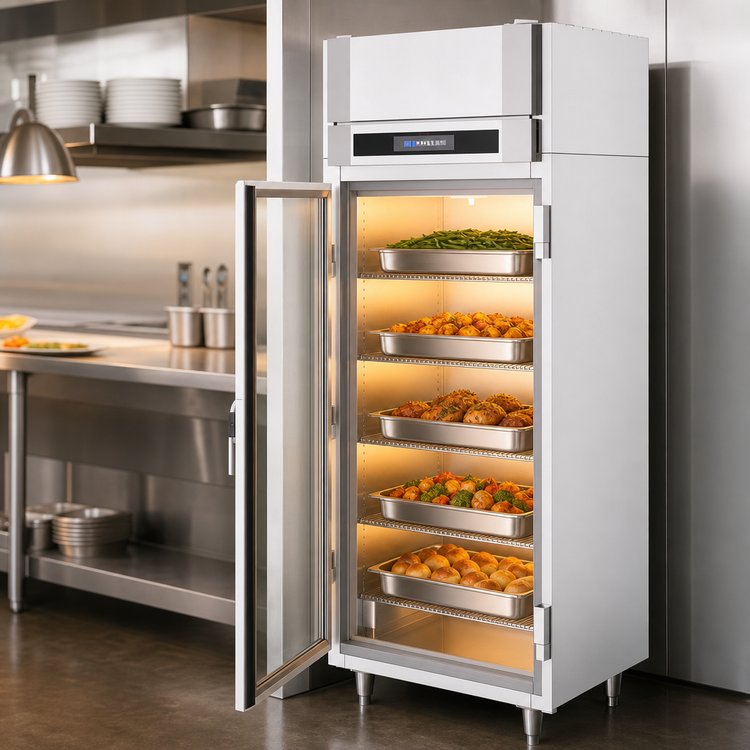 Product image #3 for Victory UltraSpec™ 21.5 Cu. Ft. One-Section Reach-In Heated Holding Cabinet with Glass Door