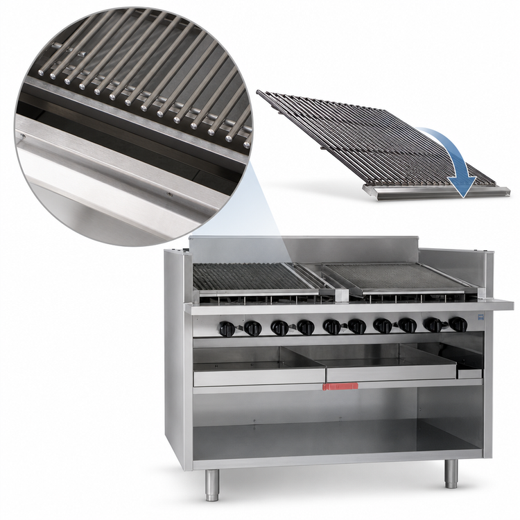 Product image #3 for Magikitch'n FM-RMB-636 36-Inch Floor Model Radiant Gas Charbroiler
