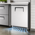 Thumbnail image #3 for True 24-Inch 1-Section Undercounter Freezer with Solid Door and Stainless Steel Exterior