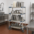 Thumbnail image #4 for MetroMax i 4-Tier Mobile Bulk Drying Rack Unit with Drip Tray, 36 Inch Wide x 24 Inch Deep x 68 Inch High