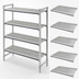 Thumbnail image #3 for Cambro Camshelving Elements XTRA 21 x 48 Inch 5-Shelf Vented Universal Shelf Kit