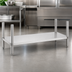Thumbnail image #3 for Stainless Steel Undershelf for 72-Inch x 18-Inch Work Tables