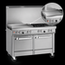 Thumbnail image #3 for Southbend Ultimate 48-Inch Commercial Gas Restaurant Range with 36-Inch Griddle and Double Space Saver Ovens
