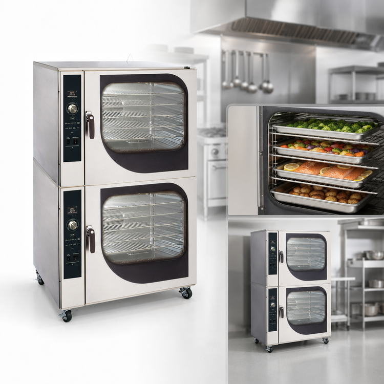 Product image #3 for Blodgett Combi BX-14E DBL Double-Stacked Electric Boilerless Combi Oven Steamer