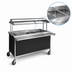 Thumbnail image #3 for Atlas Metal CARM-2 Mobile Cold Food Serving Counter with 2-Pan Recessed Cold Pan