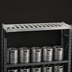 Thumbnail image #4 for New Age 80 Inch Wide x 34 Inch Deep Aluminum Keg Shelf, Top Shelf Only, 8-10 Keg Capacity