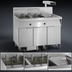 Thumbnail image #3 for Imperial Electric Floor Fryer, 3-Tank 50 lb. Battery with Built-In Filter System and Dump Station