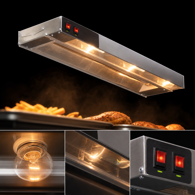 Product image #3 for Eagle RedHots 60-Inch Lighted Single Strip Heat Lamp, Standard Watt, 240V