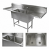 Thumbnail image #3 for John Boos Pro-Bowl 2-Compartment Stainless Steel Sink with Left and Right Drainboards, 83-1/4 Inch Overall
