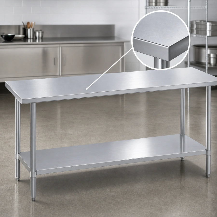 14-Gauge Stainless Steel Top