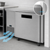 Thumbnail image #3 for Hoshizaki Steelheart ULF46B Undercounter Reach-In Freezer, One-Section, 46 Inch, 11.78 Cu. Ft., Side-Mounted Self-Contained Refrigeration