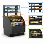 Thumbnail image #3 for Structural Concepts Oasis® C3Z4867 Ambient/Refrigerated Merchandiser, Full-Service/Self-Service, Convertible Middle Section, 48"W