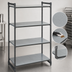 Thumbnail image #3 for Cambro Camshelving Basics Plus 4-Shelf Solid Stationary Starter Unit, 21 x 30 x 64 Inches, Brushed Graphite