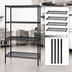 Thumbnail image #3 for Quantum 54-Inch W x 18-Inch D x 63-Inch H 4-Shelf Wire Shelving Starter Kit, Black Epoxy