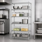 Thumbnail image #3 for Metro Super Erecta 5N537C 5-Shelf Chrome Wire Starter Shelving Unit, Stationary, 36"W x 24"D x 74"H