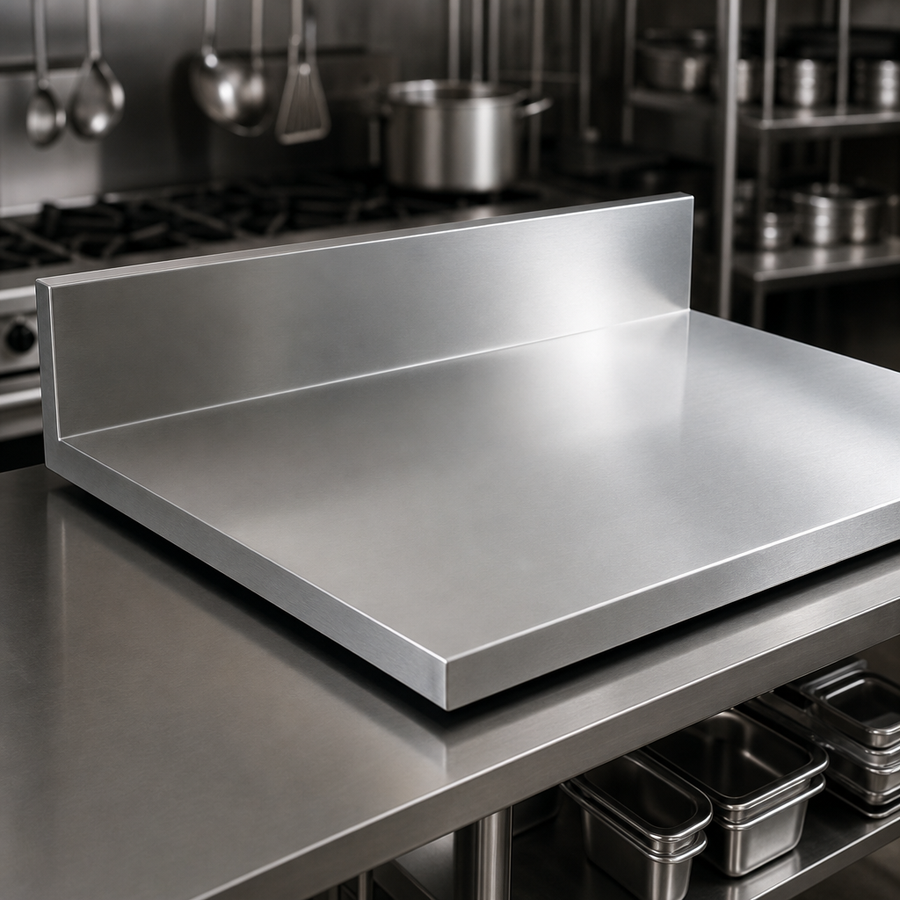 16-Gauge Stainless Steel Top