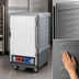 Thumbnail image #3 for Metro C5 3 Series Mobile Half-Height Heated Holding & Proofing Cabinet with Gray Insulation Armour, Fixed Wire Slides, and Solid Door