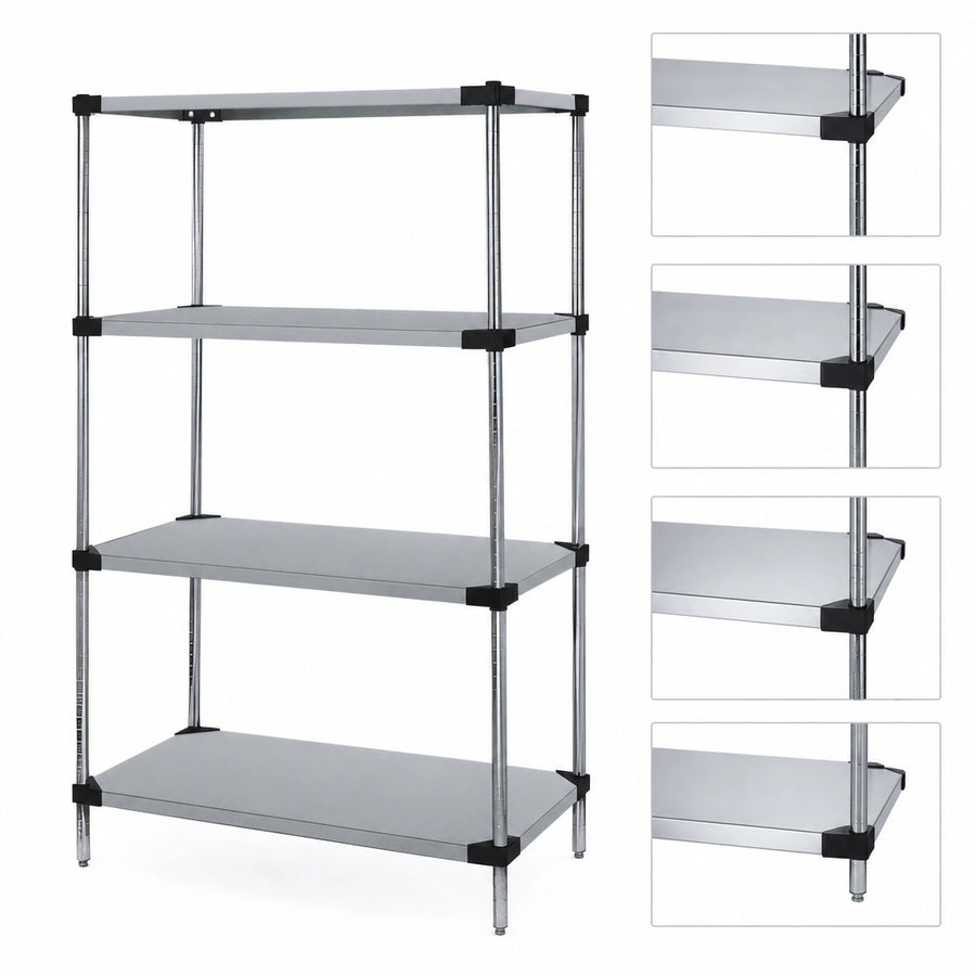 Four Solid Shelves