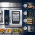 Thumbnail image #3 for RATIONAL iCombi Pro XS Electric Countertop Combi Oven, 208/240V 3-Phase, 3 2/3 GN / 4 Sheet Pan Capacity