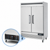 Thumbnail image #3 for Migali Competitor Series® Two-Section Reach-In Freezer, 44.7 Cu. Ft., Bottom-Mount, Solid Hinged Doors