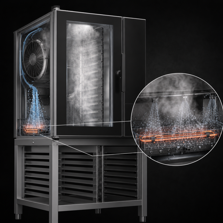 Product image #3 for Blodgett INVOQ 10-1/1 GN Boilerless Electric Combi Oven Steamer