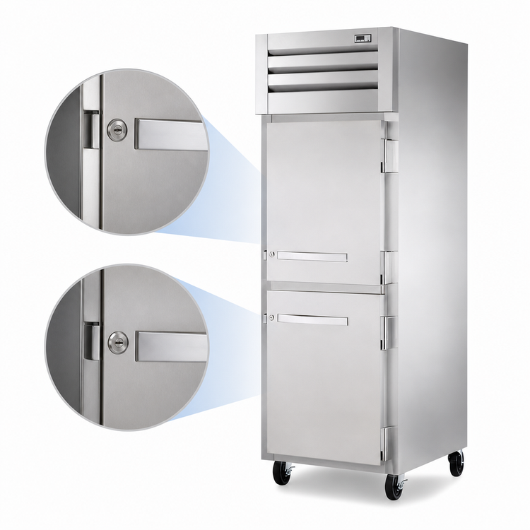 Product image #3 for True SPEC SERIES 1-Section Reach-In Heated Holding Cabinet with Locking Half Doors