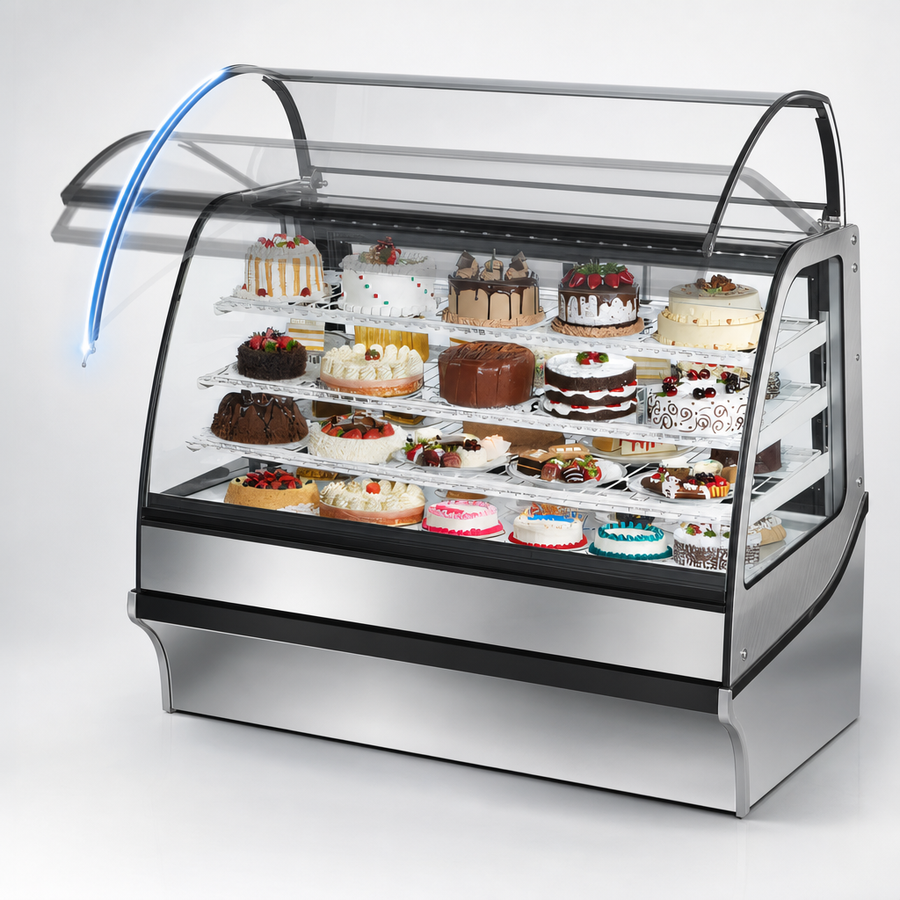 Curved Glass Display Front