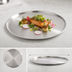 Thumbnail image #3 for American Metalcraft 13-Inch Round Stainless Steel Plate with Satin Finish