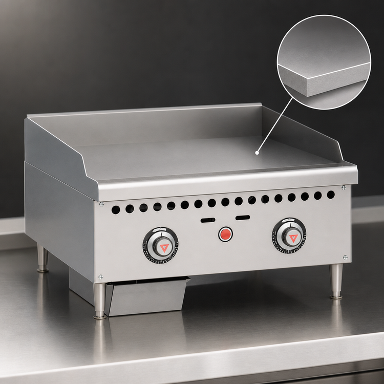 Product image #4 for Vulcan VCRG36-T 36-Inch Low Profile Natural Gas Countertop Griddle with Thermostatic Controls