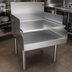 Thumbnail image #3 for Glastender RDBB-24S Free Standing Recessed Drainboard, 24 Inch W x 29 Inch D, Stainless Steel
