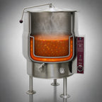 Thumbnail image #3 for Crown EL-40 40 Gallon Electric Stationary 2/3 Jacketed Steam Kettle