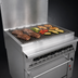 Thumbnail image #3 for Vulcan Endurance 36-Inch Natural Gas Restaurant Range with 36-Inch Charbroiler and 2-Drawer Refrigerated Base