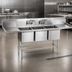 Thumbnail image #3 for Eagle Spec-Master FN Series 3-Compartment Stainless Steel Sink with 30 Inch Right Drainboard and 24x24x14 Inch Bowls