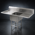 Thumbnail image #3 for John Boos Pro-Bowl 1-Compartment Commercial Sink with Dual 30-Inch Drainboards, 87-1/4-Inch Wide