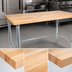 Thumbnail image #3 for John Boos HNB02 Northern Hard Rock Maple Wood Top Work Table, 48 x 24 Inches